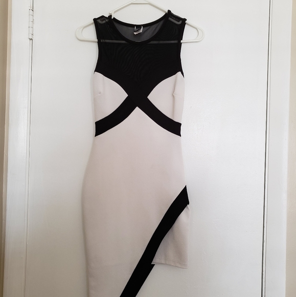 windsor black and white dress